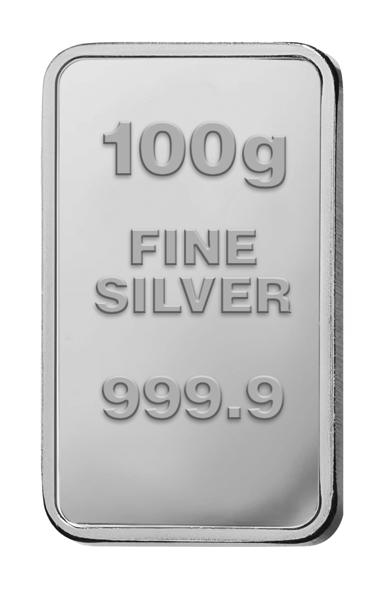 Silver bar 100g