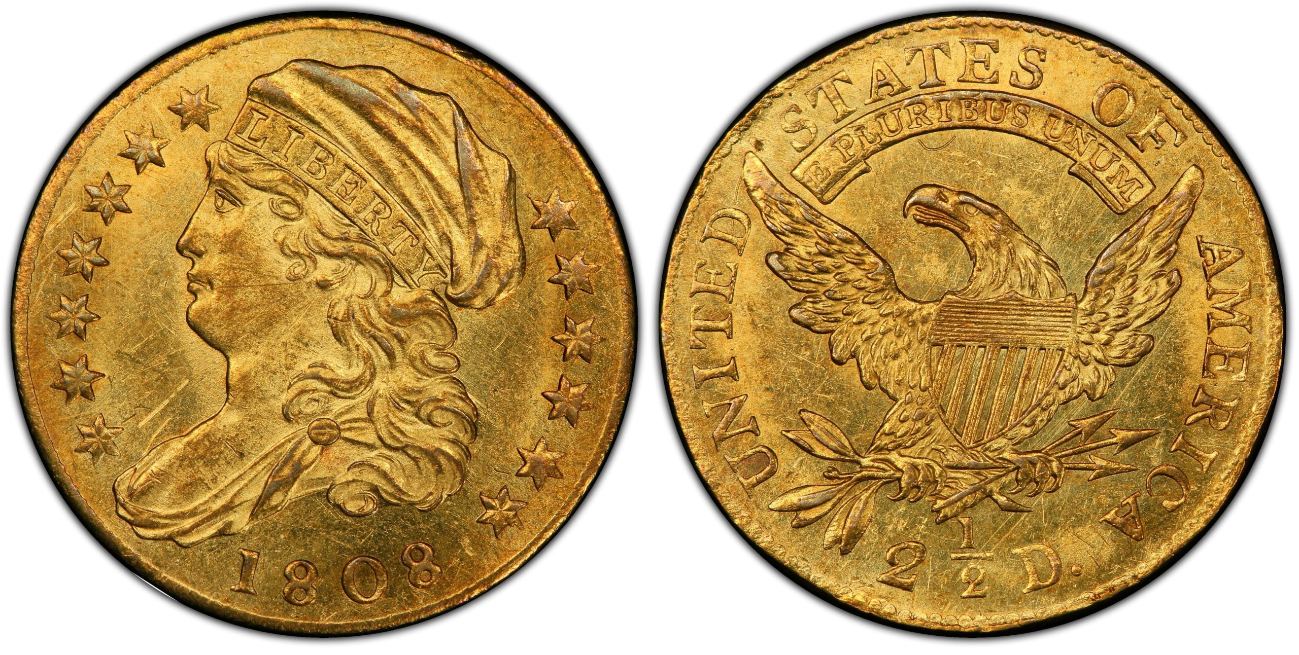 2½ Χρυσά Δολάρια “Capped Head-Quarter Eagle”