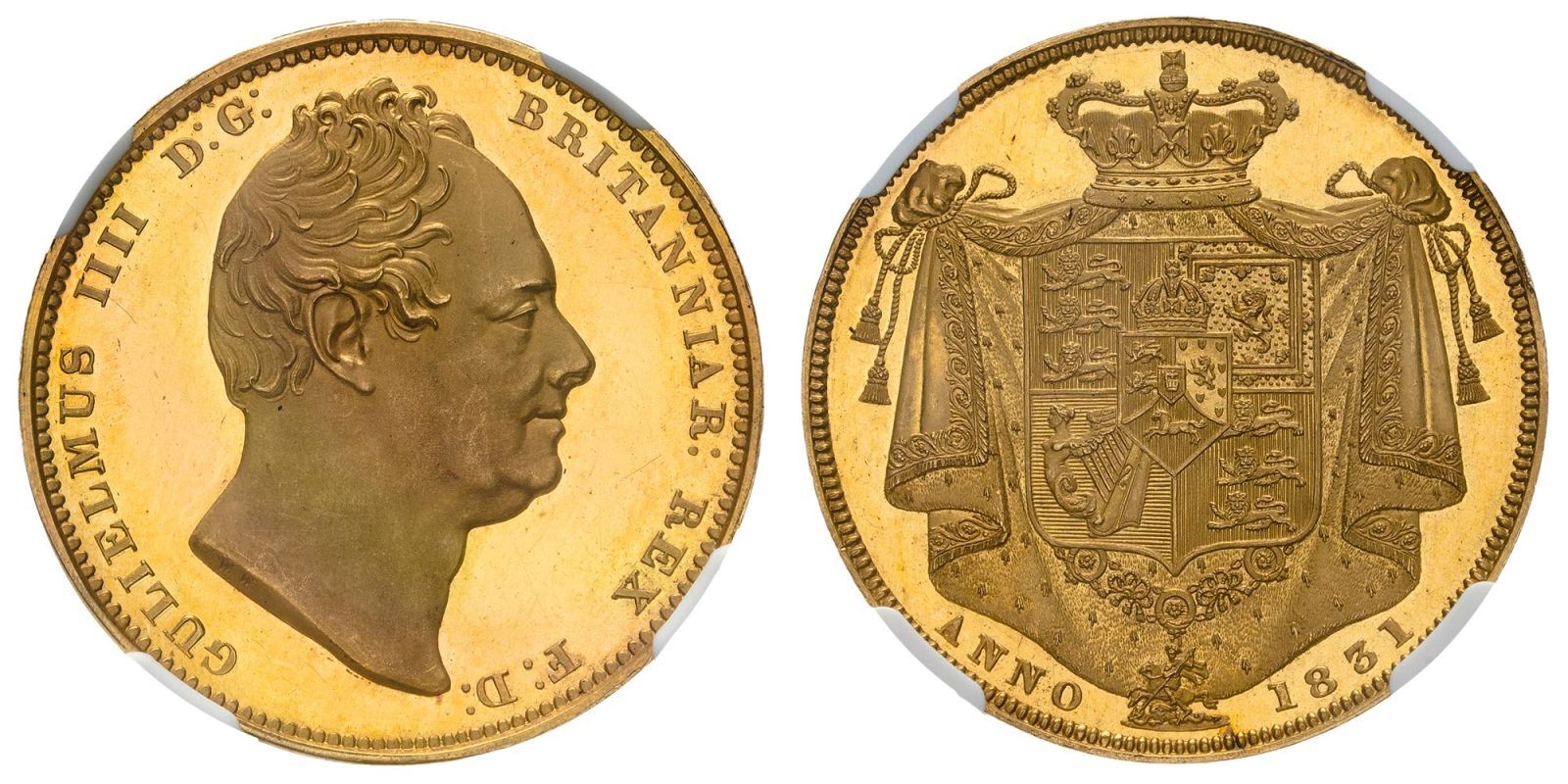 Χρυσή Λίρα Αγγλίας Γουλιέλμος IV 1831 L