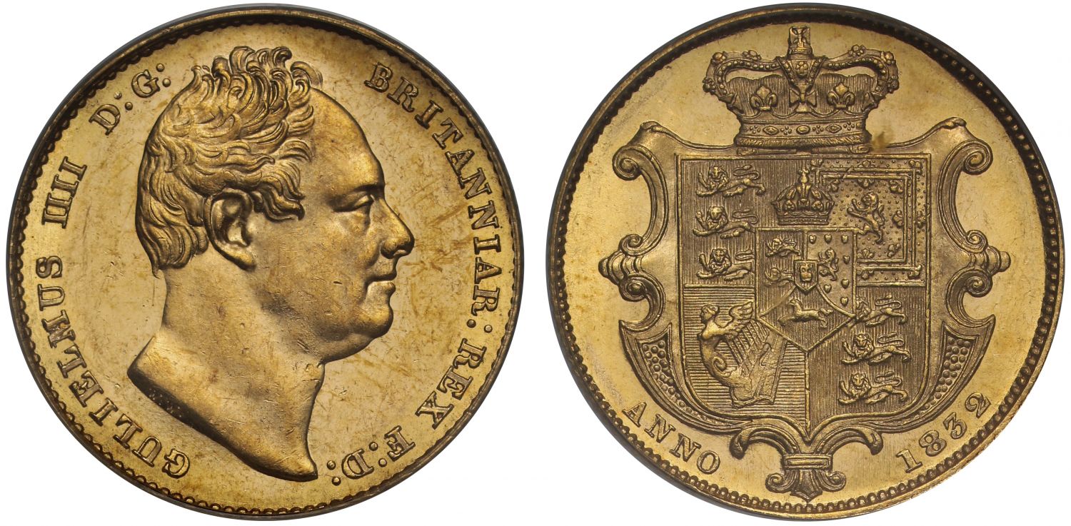 Gold Sovereign William IV 1832 L