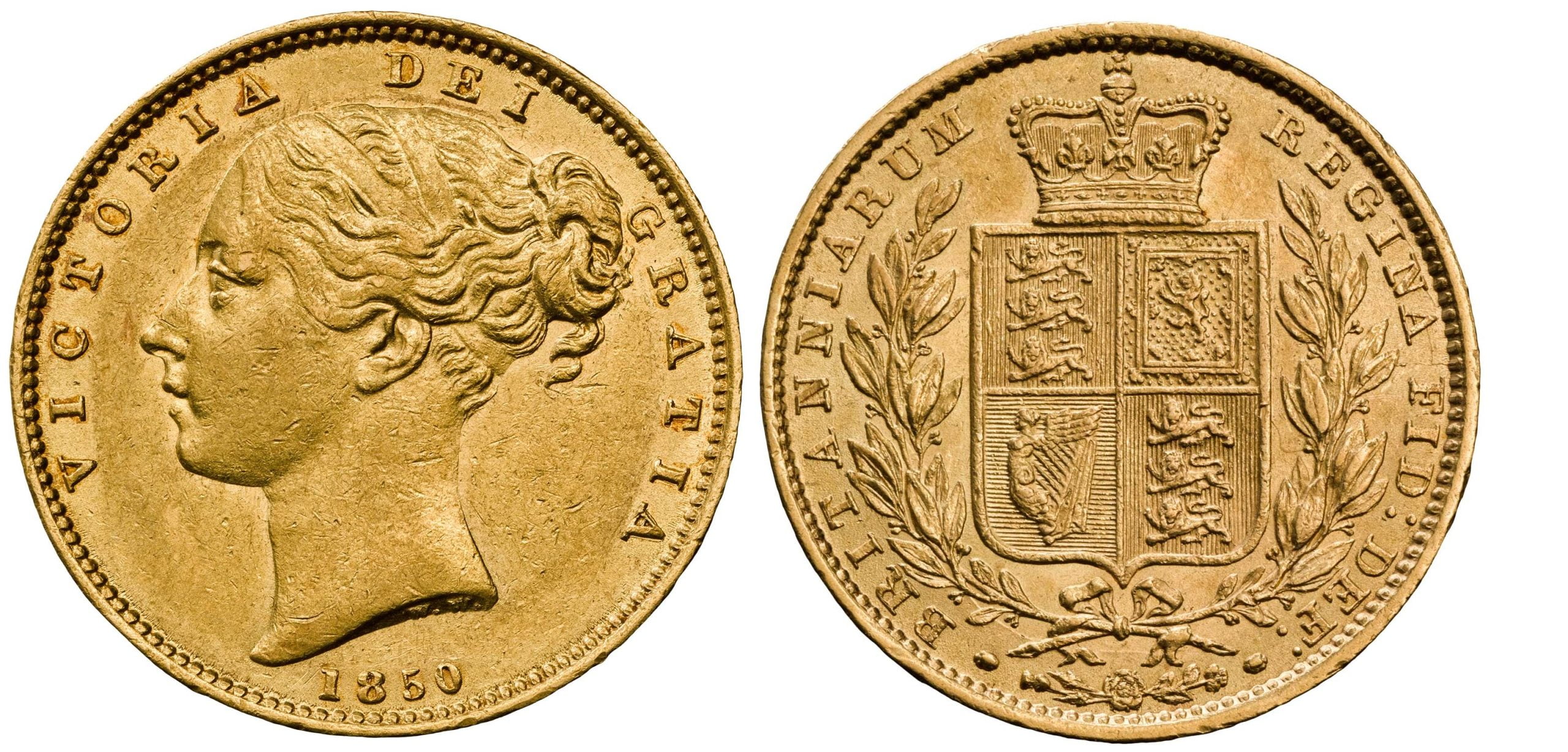 Χρυσή Λίρα Αγγλίας Βικτώρια 1850 L