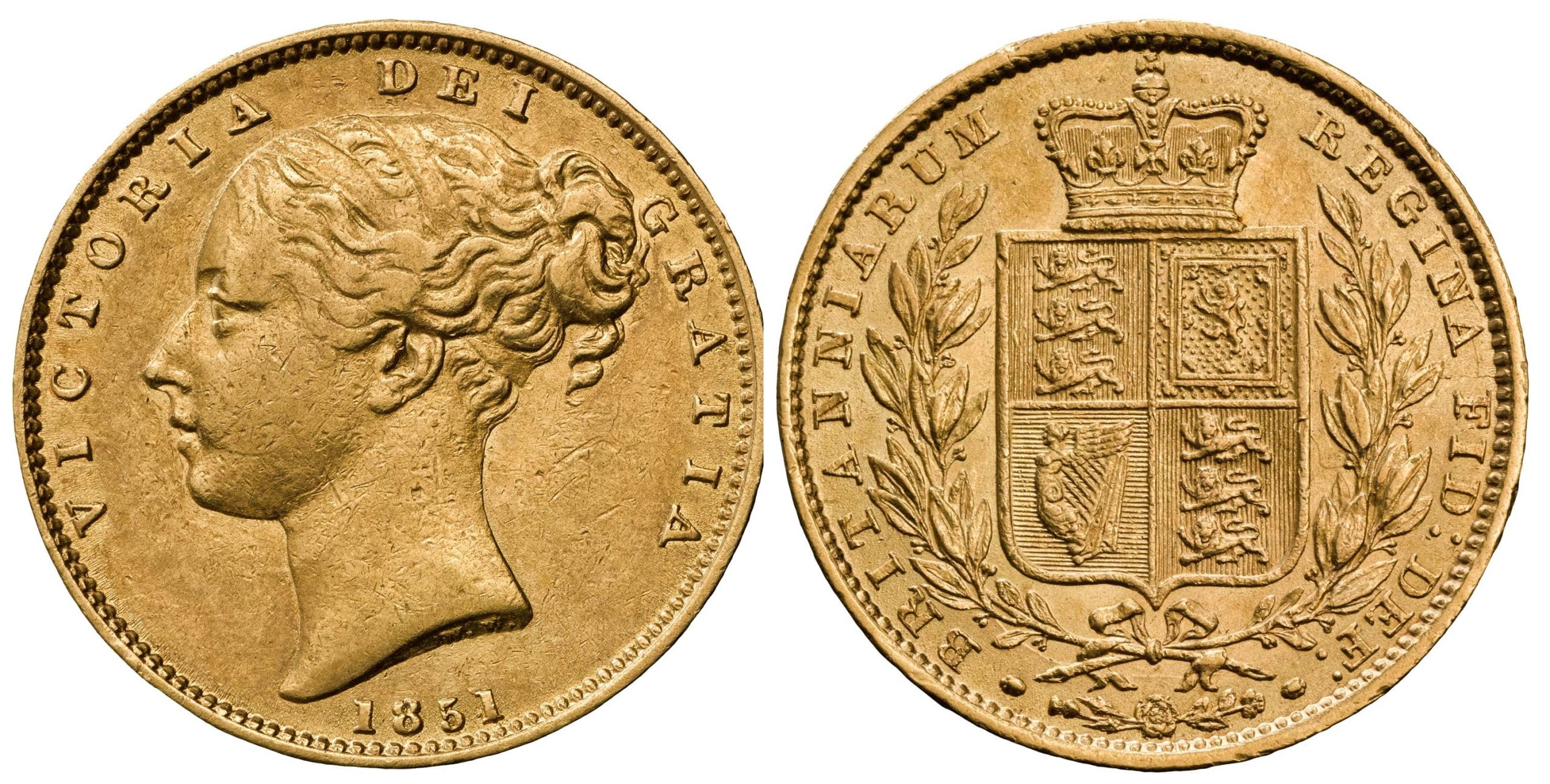 Χρυσή Λίρα Αγγλίας Βικτώρια 1851 L