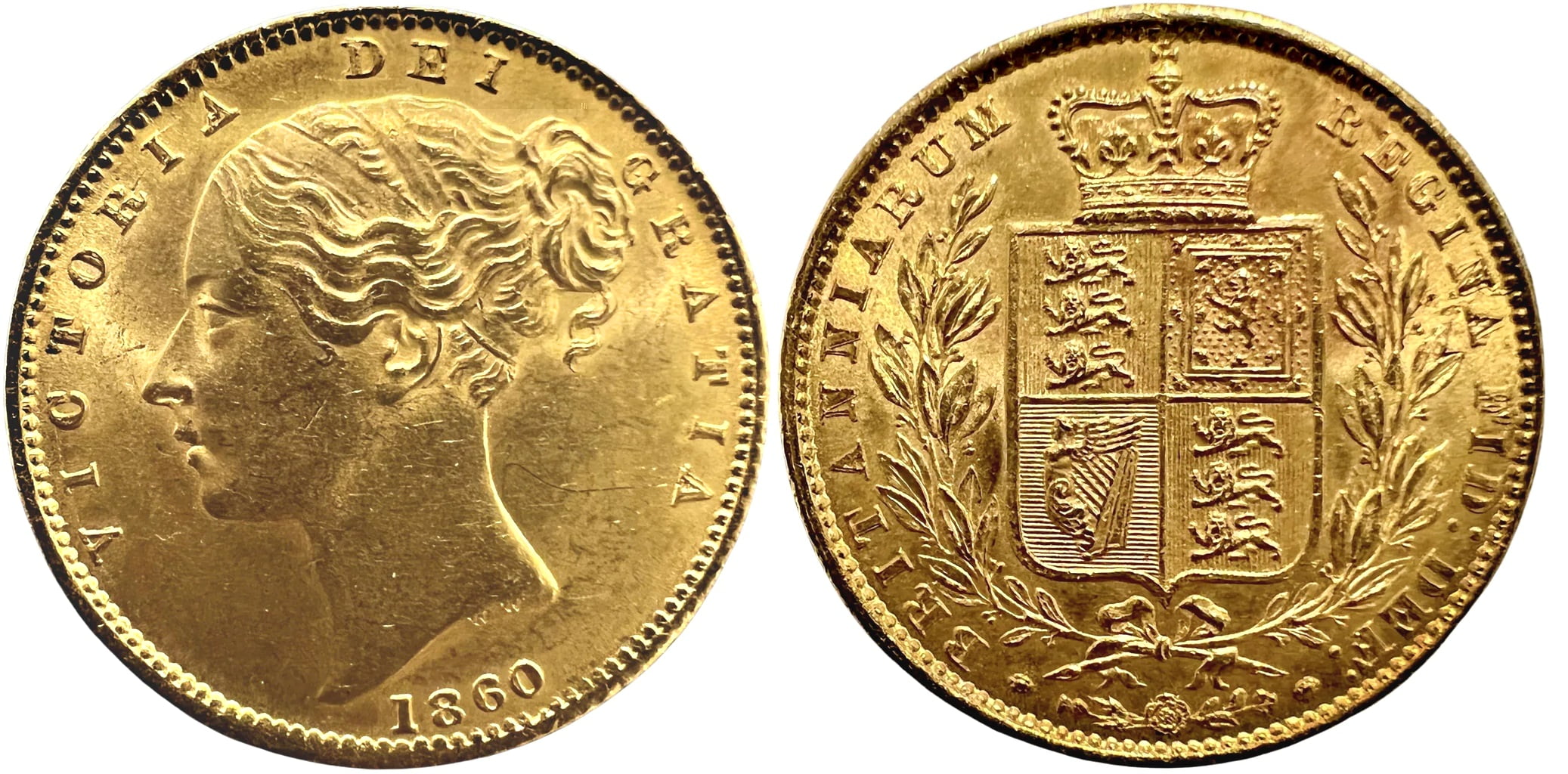 Χρυσή Λίρα Αγγλίας Βικτώρια 1860 L