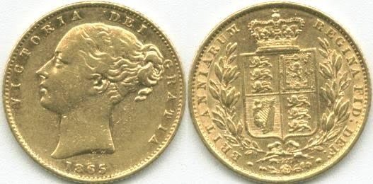 Χρυσή Λίρα Αγγλίας Βικτώρια 1865 L