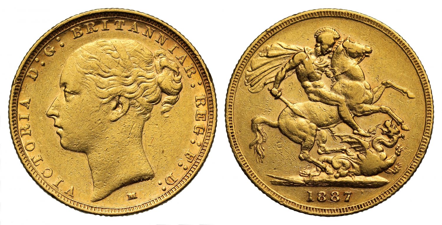 1 Gold Sovereing Victoria 1rd Portait