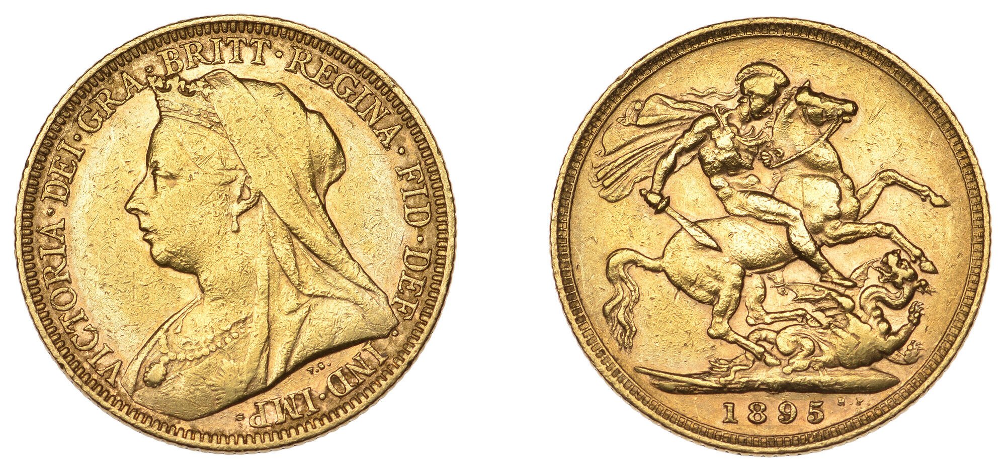 Χρυσή Λίρα Αγγλίας Βικτώρια 1895 L