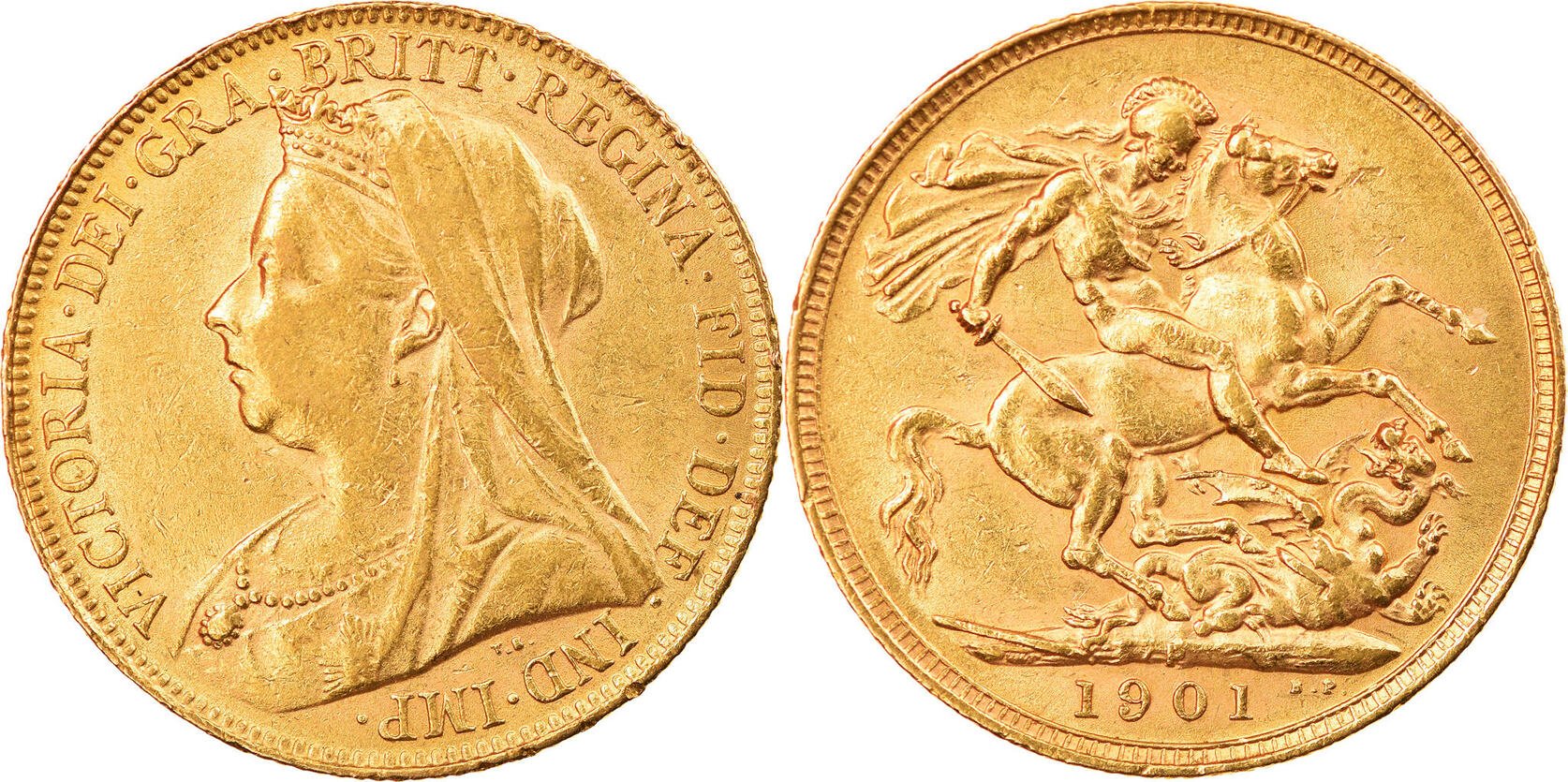 Χρυσή Λίρα Αγγλίας Βικτώρια 1901 P