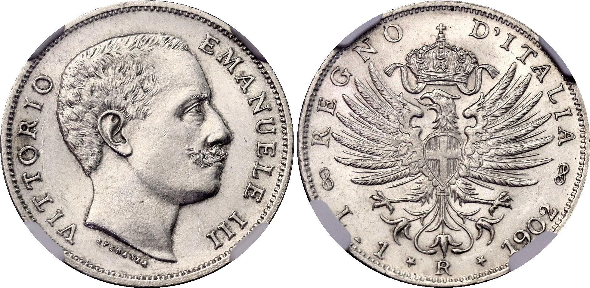 Silver Lire Vittorio Emanuele III 1901-1907