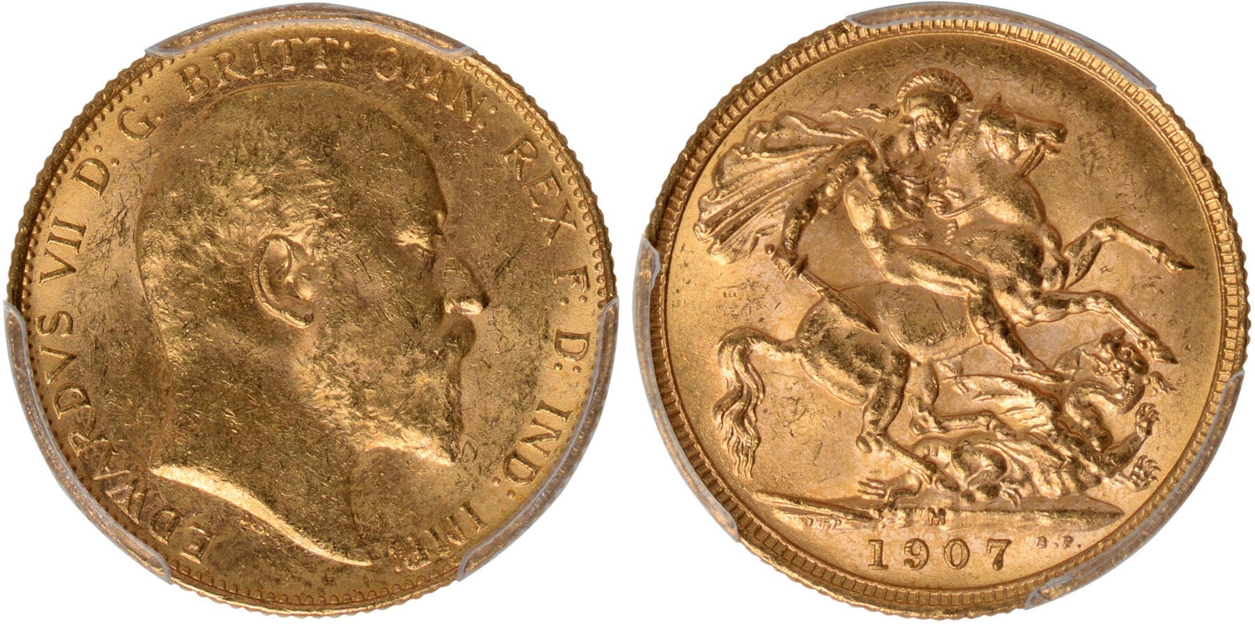 Χρυσή Λίρα Αγγλίας Εδουάρδος 1907 M