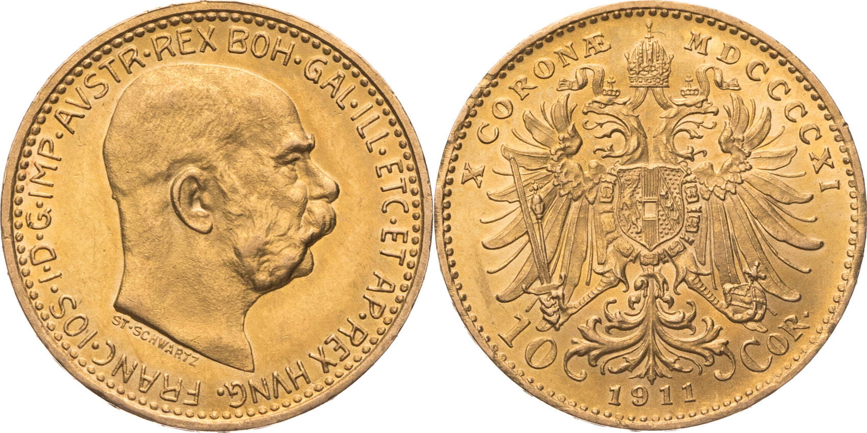 10 Χρυσές Κορώνες Franz Joseph I