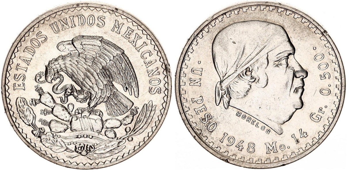 1 Ασημένιο Πέσο “1947-1949”