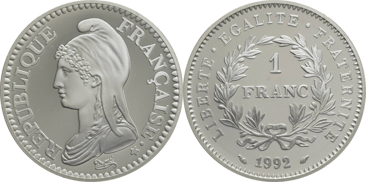 Silver Franc French Republic