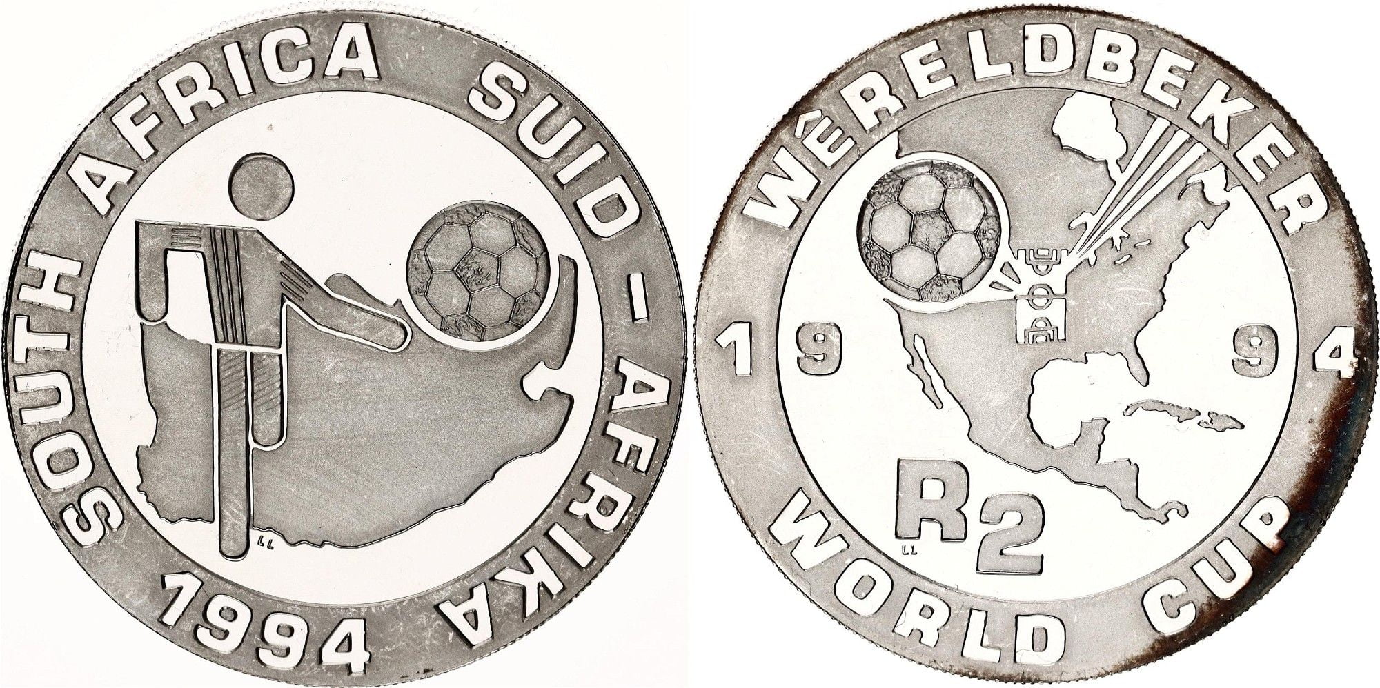 2 Silver Rand World Cup