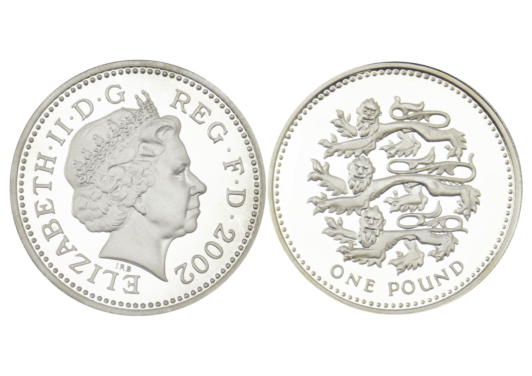 1 Silver Pound Elizabeth II 2002