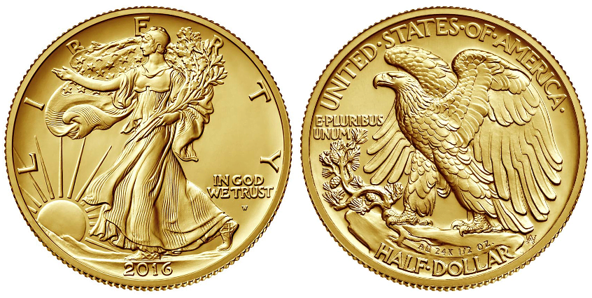 ½ Χρυσό Δολάριο “Liberty”