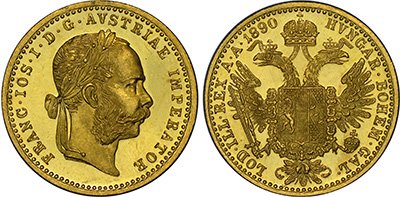 1 Gold Ducat Franz Joseph I