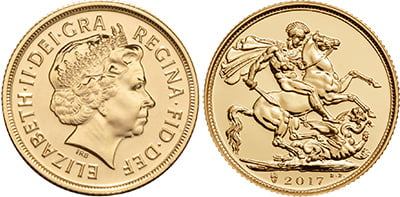 Χρυσή Λίρα Αγγλίας -Ελισάβετ II 5o πορτρέτο  – Gold Sovereign Elizabeth II 4th portrait