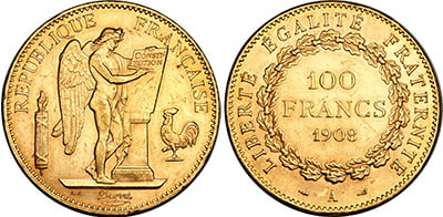 100 Χρυσά Φράγκα Republique Francaise