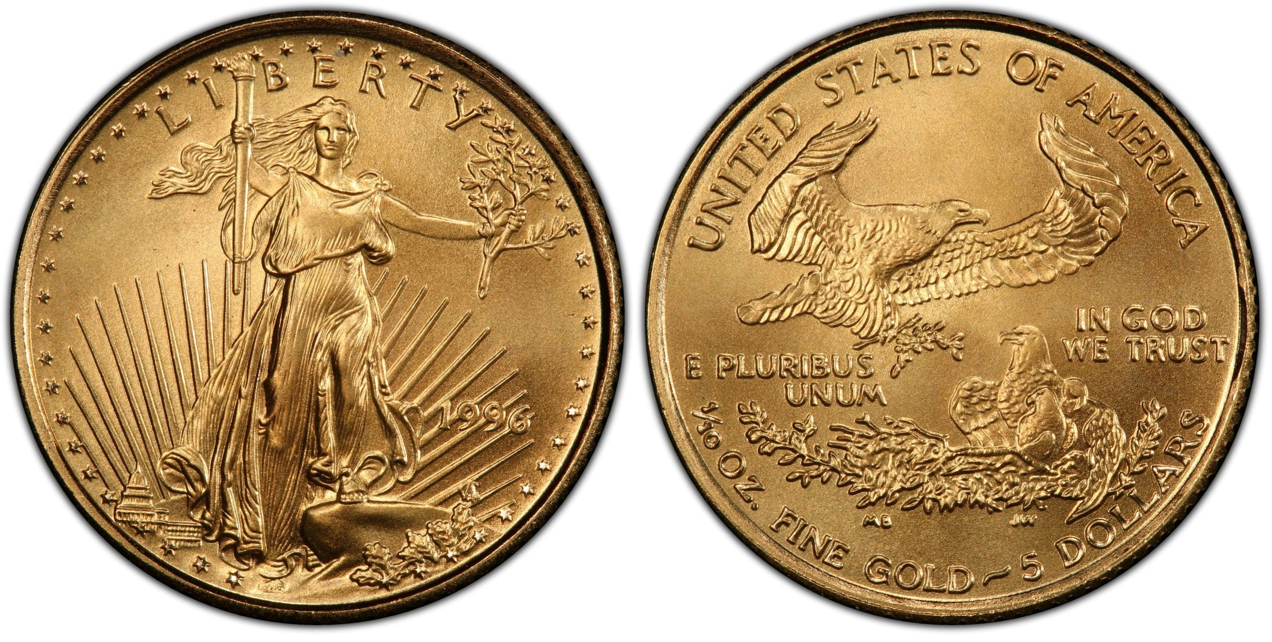 5 Χρυσά Δολάρια ”American Gold Eagle”
