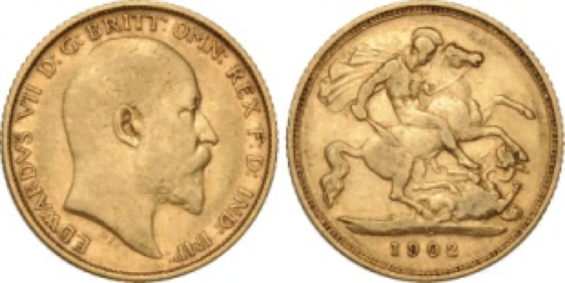 Gold Sovereign Edward VII