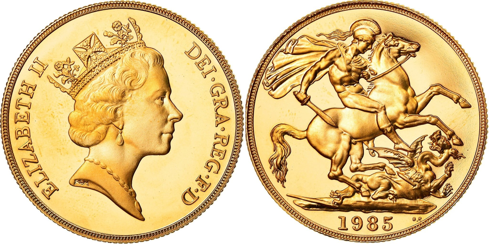 Gold Sovereign Elizabeth II 3rd portrait