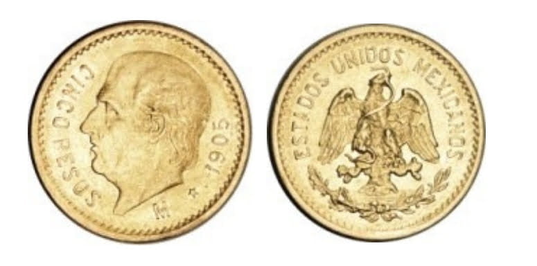 5 Gold Pesos
