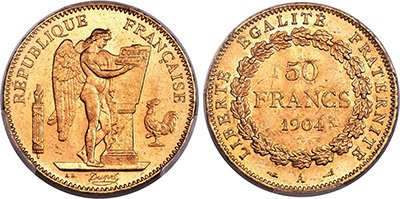 50 Χρυσά Φράγκα Republique Francaise