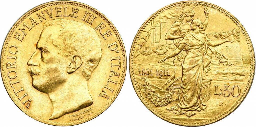 50 Χρυσές Λιρέτες Vittorio Emanuele III blog
