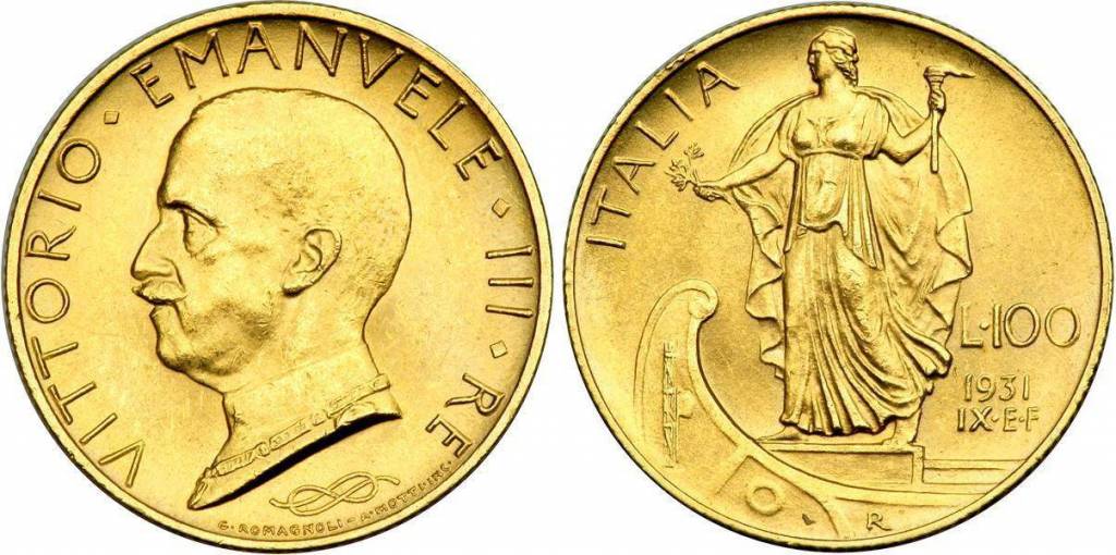 100 Χρυσές Λιρέτες Vittorio Emanuele III blog