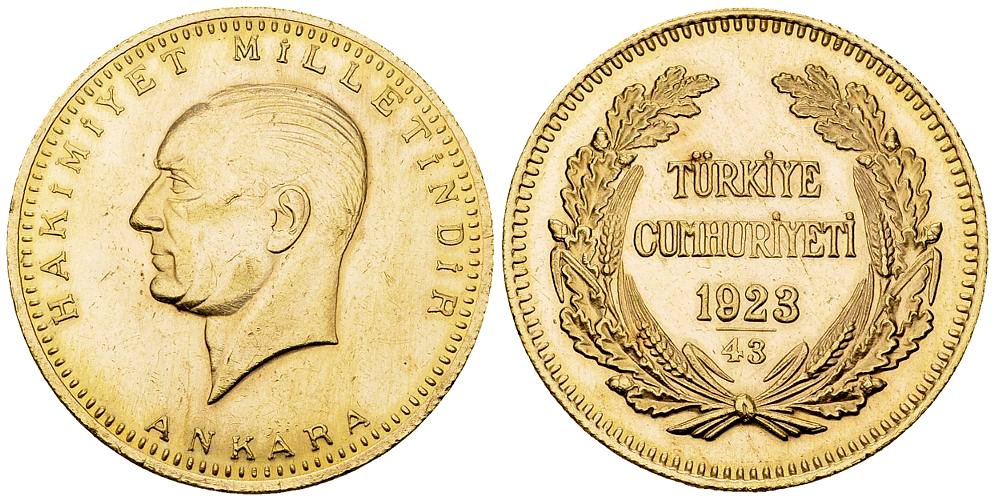 100 Kurush Turkish Gold Pound