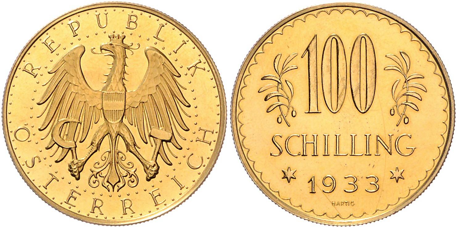 100 Gold Schilling 1926-1934