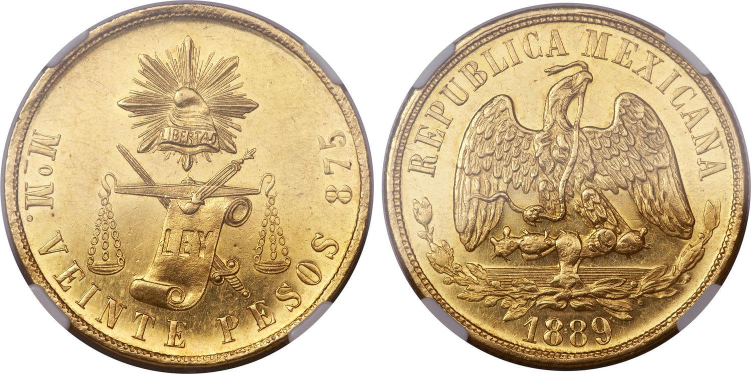 20 Χρυσά Πέσος ”1870-1905”