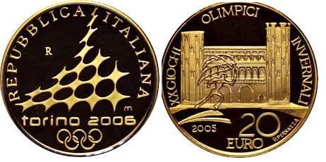 20 Euro Winter Olympics 2006