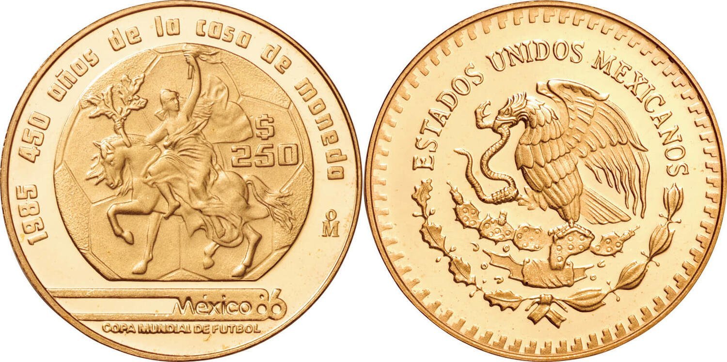 250 Χρυσά Πέσος ”Mexico City Mint”