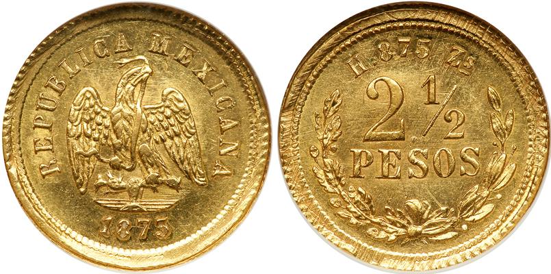 2½ Gold Pesos
