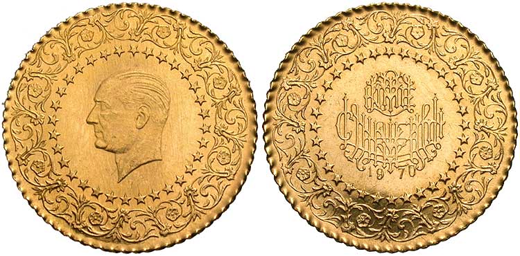 25 Kurush Turkish Gold Pound