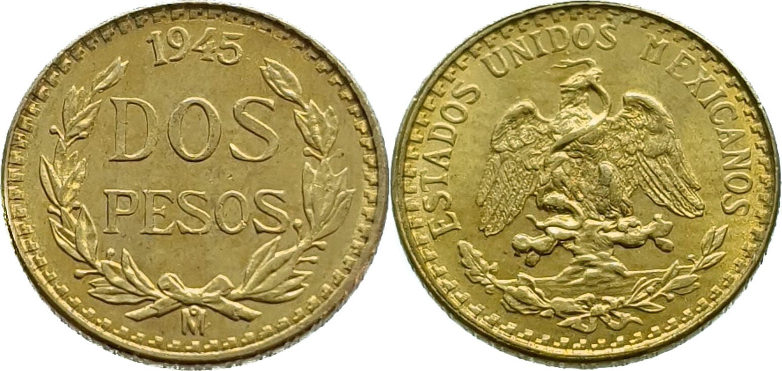 2 Gold Pesos