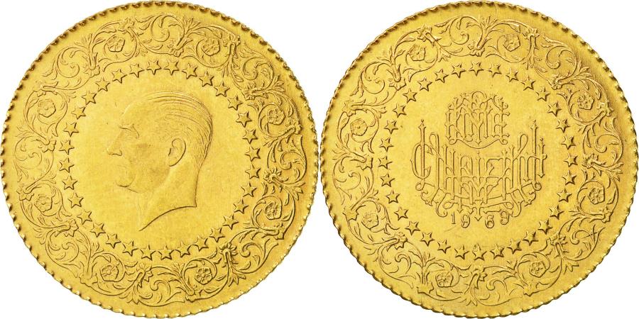 50 Kurush Turkish Gold Pound (Kemal Ataturk)