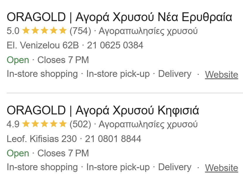 Κριτικές πελατών ORAGOLD