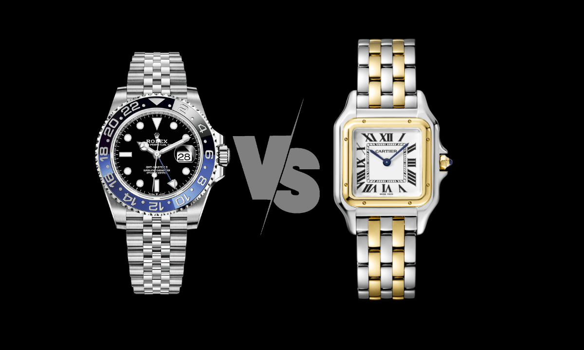 Rolex vs Cartier: Εντοπίζουμε τις διαφορές, αναλύουμε τα προτερήματα.