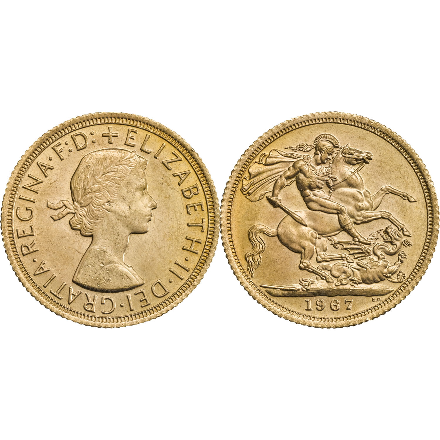 Χρυσή Λίρα Αγγλίας Ελισάβετ II 1967