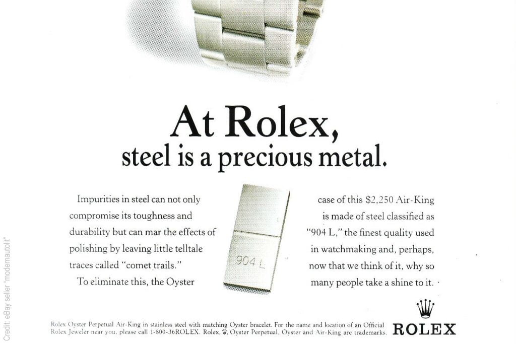 ROLEX 904 STEEL